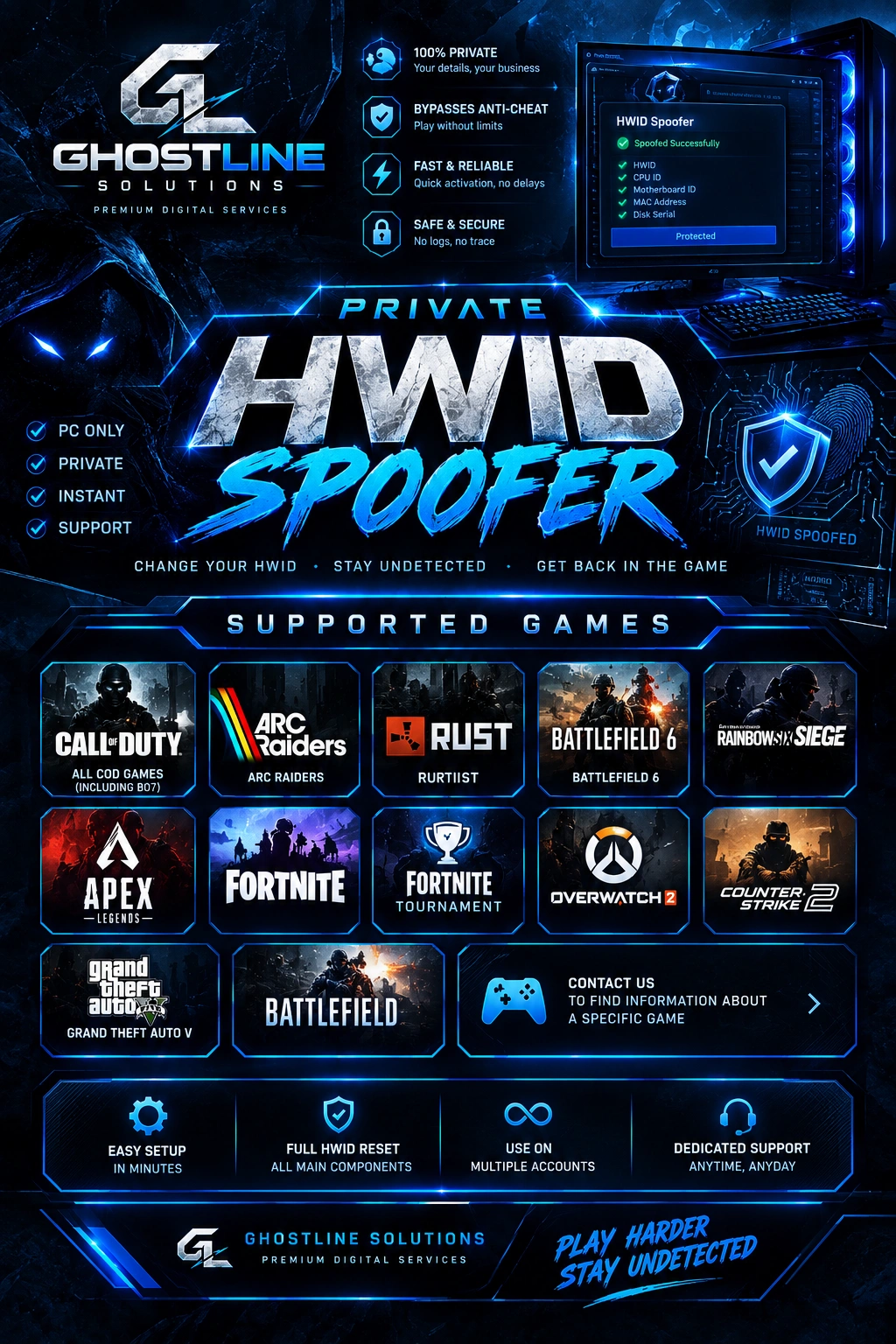 Private HWID Spoofer